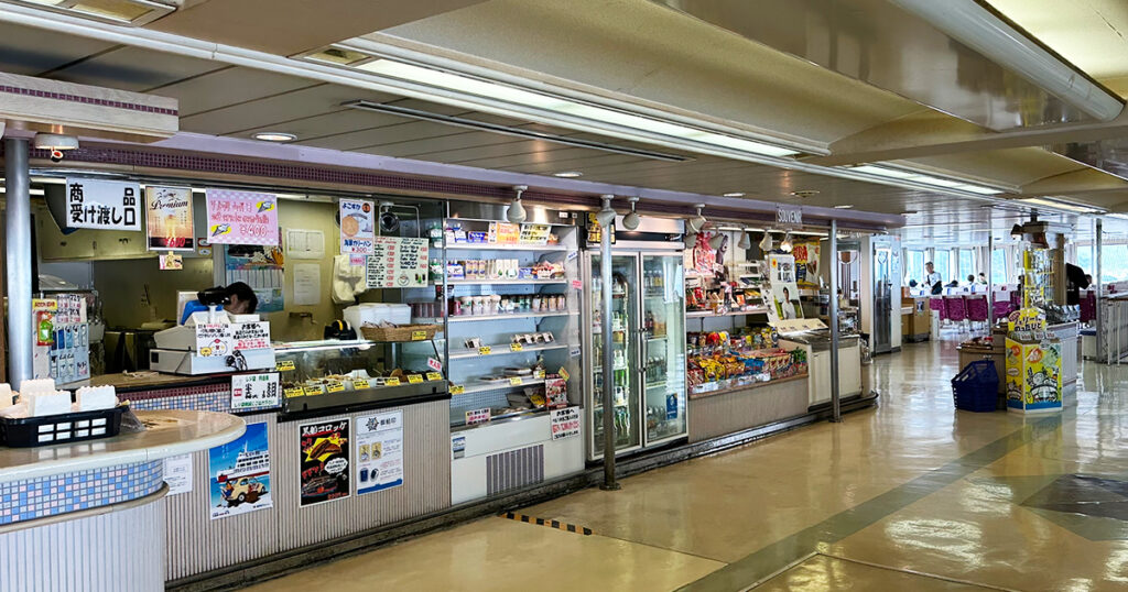 東京湾フェリーの売店