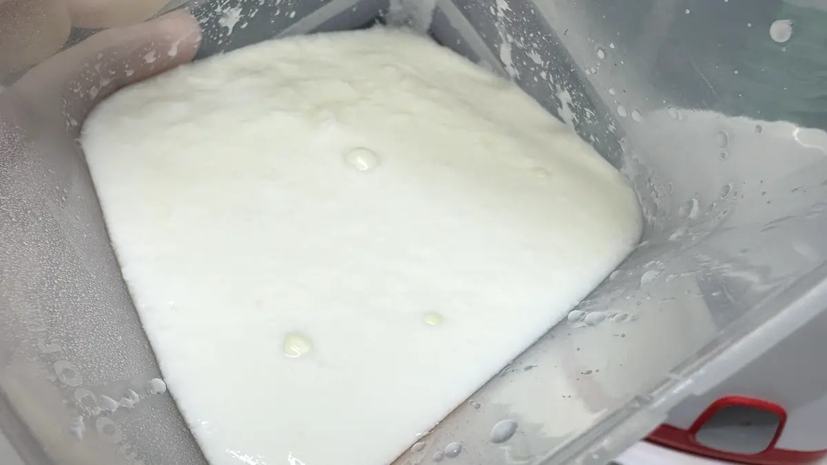 SIMPLE+LIFEのヨーグルトメーカーで完成したヨーグルト