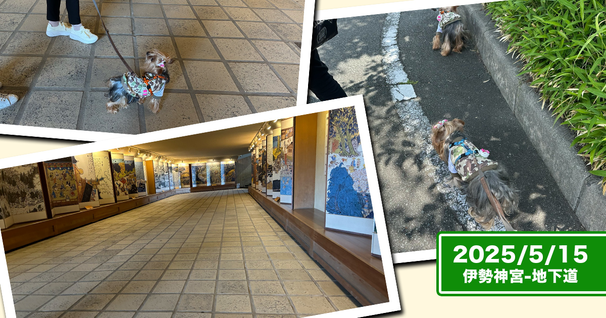 おかげ横丁の地下道