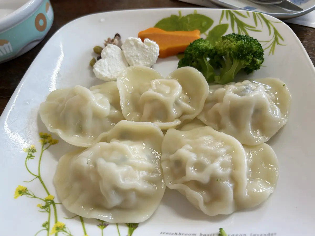 高原ぎょうざ倶楽部さんのドッグメニュー『わんちゃん餃子5個入り ¥750』