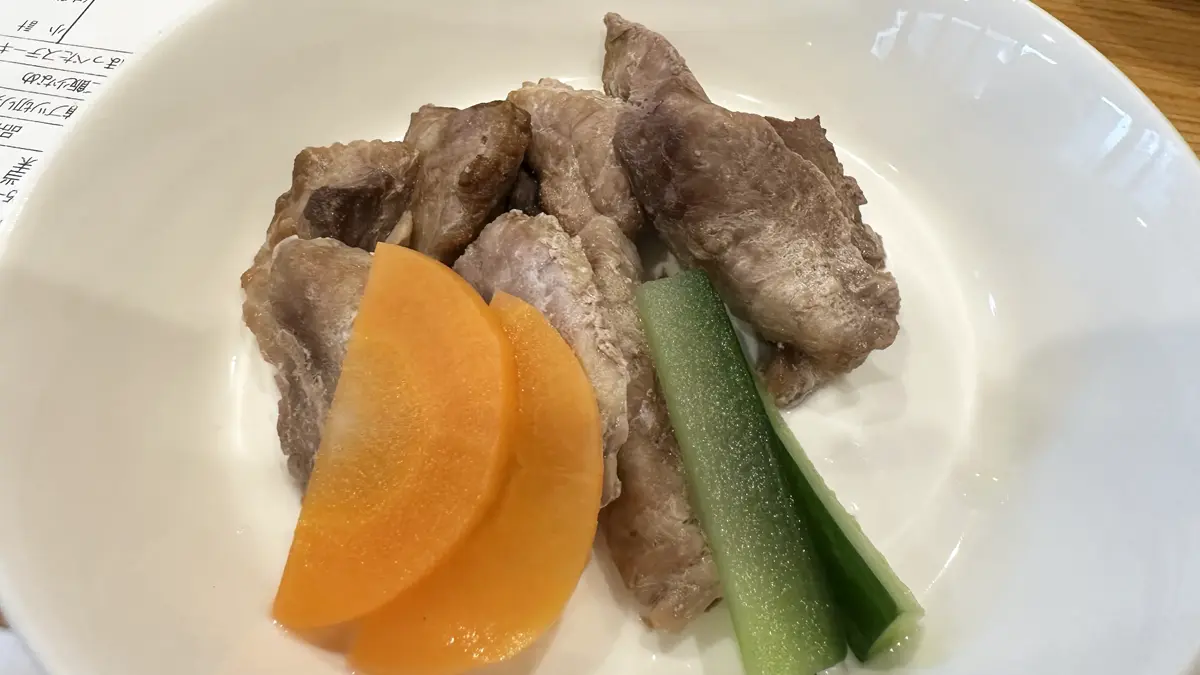 和食だワンさんのドッグメニュー「鮪ほっぺたステーキ」1,080円(税込)